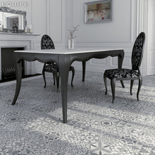Load image into Gallery viewer, Hexatile Collection Harmony Black &amp; White 7&quot;x8&quot; Porcelain by Equipe
